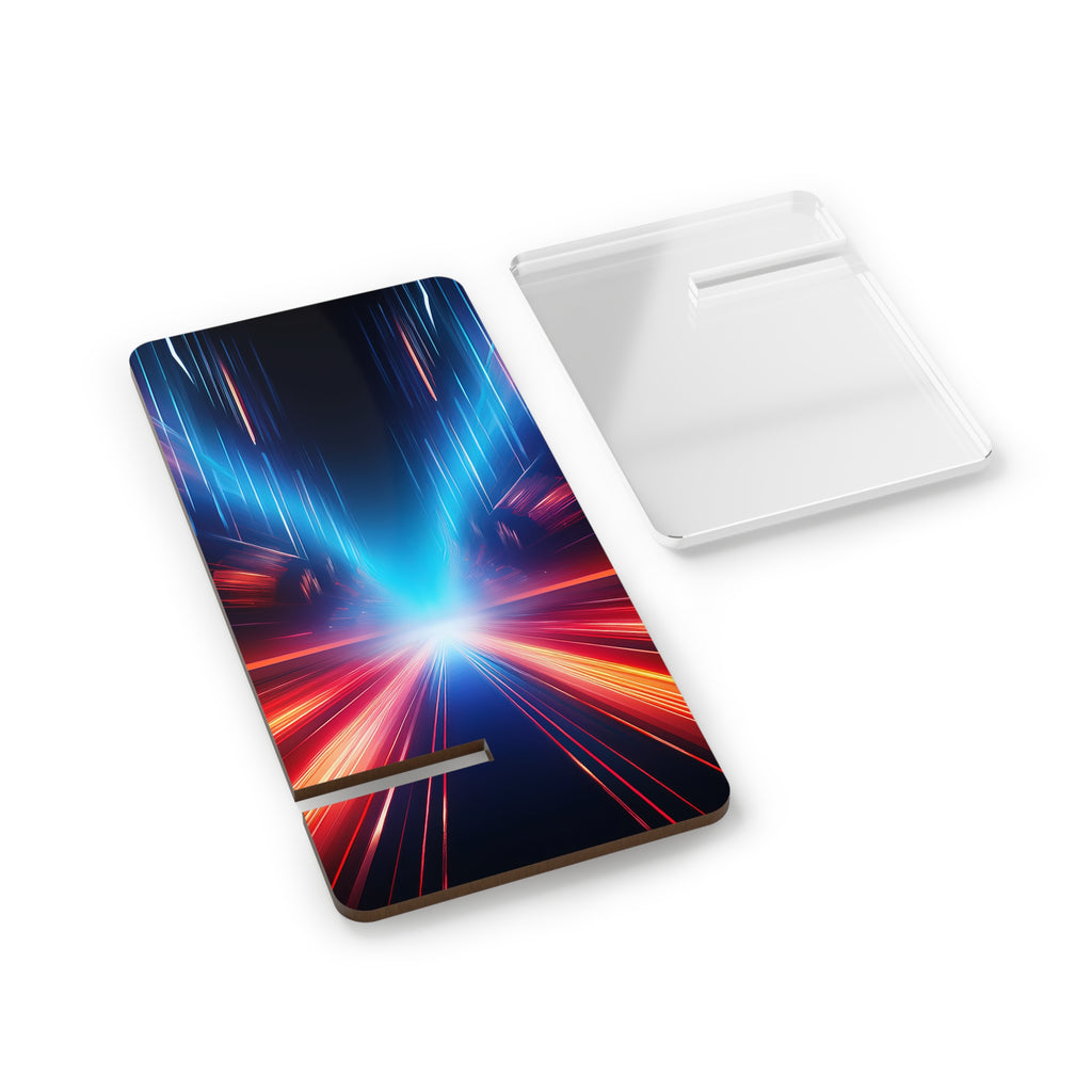 Phone Stand — Neon Speed Burst Mobile Display Stand for Smartphones
