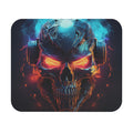 Gaming Mouse Pad — Neon Flaming Skull with Headphones